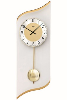 Wandklok met slinger 7437