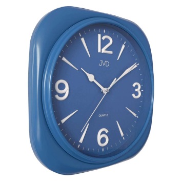 Blauwe wandklok HX2444-1J